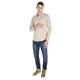 thumbnail image 4 of Camisa Oggi 2311320, Caballero, Corte Slim, Popelina, Color Beige. Oggi Jeans 2311320, 4 of 5