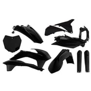Cycra Powerflow Complete Plastic Kit - Black For Yamaha YZ250F & YZ450F