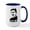 White/Navy Inside, variant on CafePress - Tesla Large Mug - 15 oz Ceramic Large White Novelty Mug