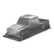 thumbnail image 4 of 12,32 ''distancia entre ejes cuerpo Shell PC cuerpo Shell DIY PC RC camión cuerpo transparente para SCX10 1:10 escala RC Crawler coche actualizaciones, 4 of 7
