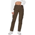 thumbnail image 6 of TRGPSG Women's Relaxed Fit Cargo Pants Outdoor Sport Hiking Pants Casual Pants Parachute Pants with Zipper Pockets,Brown,Size 18, 6 of 6