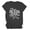 Dark Gray, variant on Women's Please Don't Be Rude Graphic Print Round Neck Short Sleeve Casual Comfortable T-Shirt Top