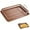 Rose Gold, variant on Oven Air Fryer Basket and Tray: Stainless Steel Air Fryer Pan Crisper Tray for Oven, Air Fryer Basket for Oven, 13"L x9" W Non-Stick Baking Sheet with Wire Rack, Microwave Bacon Tray (Black)