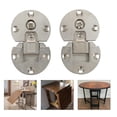 thumbnail image 4 of MIANGASTORE 2pcs Turning Adjustable Cabinet Door Concealed Hinge Table Drop Down Hinge, 4 of 6