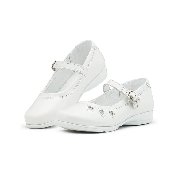 Zapato Balerina para Niña Dogi Piel Soporte Arco Color Blanco 23