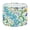 Color 2, variant on Drum Lamp Shade Vintage Floral Watercolor Blue Green Yellow Foliage Motifs Lampshade for Table Lamps Floor Lamps Pendant Light 13"x13"x10" Replacement Linen Large Lamp Shade Easy Assembly