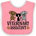 thumbnail image 3 of Inktastic Veterinary Assistant Vet Tech Boys or Girls Baby Bib, 3 of 4