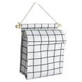 thumbnail image 1 of CNKOO Storage Bag Waterproof Bathroom Holders Package Multi-function Pockets Hang Paper Clothes Holder Underwear Sorting Black Grid Medium-sized, 1 of 7