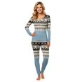 thumbnail image 2 of Lvotionpl Match Family Christmas Pjs, Matching Christmas Pajamas Long Sleeve Top & Pants Set Matching Holiday Family Pajama Xmas Sets, 2 of 6