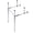 Chrome, variant on Kingston Brass VPB30160 Brass Console Sink Legs in Matte Black