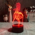 thumbnail image 3 of Luz nocturna Genshins Impacts Albedos 3D LED que cambia de color, 3 of 4