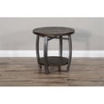 thumbnail image 6 of Home Square 24" Mahogany Wood & Metal End Table in Tobacco Leaf - Set of 2, 6 of 7
