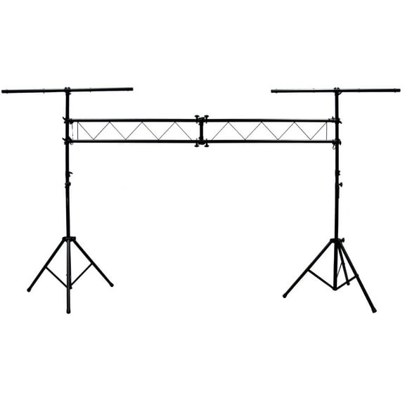 Pro Audio DJ Portable Light Lighting Fixture T Bar Stands 10Ft Truss Package