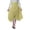 Yellow, variant on Moomaya Womens Handkerchief Hemline Midi Skirt High Waist Casual Summer Skirts