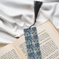thumbnail image 6 of Kdxio Colorful Flowers Print Metal Tassel Bookmarks,Perfect Gift for Art Lovers and Bookworms Metal Bookmarks for Women, 6 of 8
