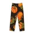 thumbnail image 4 of Daiia Orange Pumpkin Men's Sleep Pant with Pockets and Drawstring,Pajama Pants-X-Large, 4 of 9