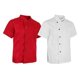 thumbnail image 1 of Chaqueta profesion de 2 uds., cuello de de para hombres y mujeres jinwen uniforme de chaqueta de cocinero, 1 of 8