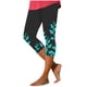 thumbnail image 1 of Pantalones Casuales para Mujeres Impresión de Verano Tight 3/4 Longitud Leggings de Moda de Cintura Alta Pantalones de Yoga de Mujer Elásticos, 1 of 5