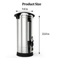 thumbnail image 6 of Entcook 65 Cup Commercial Coffee Urn, Double-Wall Stainless Steel Fast Brew Coffee Maker Dispenser, 6 of 8