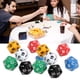 thumbnail image 1 of Juego De Dados, Resistente Al Agua, Interesante, 20 Caras, 6 Colores, 12 Piezas, Juego De Dados Didácticos Para Educación, 1 of 7