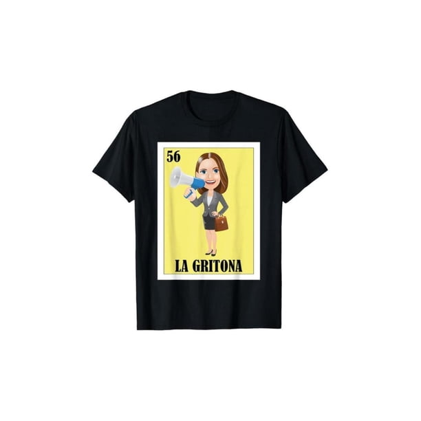 Diseño mexicano divertido y divertido para latinas - Camiseta La Gritona Diseño divertido de algodón puro seleccionado DIY algodón puro, patrones ricos, suave y transpirable