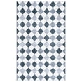 thumbnail image 2 of SAFAVIEH Santa Clara Elwyn Checkered Polyester Machine Washable Area Rug, Ivory/Grey Black, 3' x 5', 2 of 13