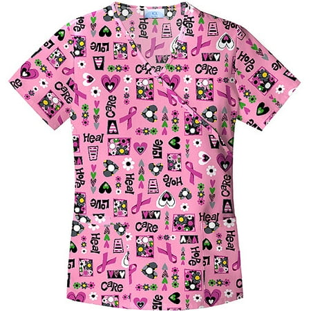 Hope For A Cure Mock Wrap Top