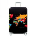 thumbnail image 1 of World Map Design Luggage Protective Cover Travel Suitcase Cover Elastic Dust Cases For 18 to 32 Inches Travel Accessories 3 S, 1 of 6