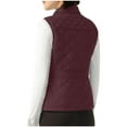 thumbnail image 5 of IROINNID Vest for Women Winter Fall Basic Button Vest Solid Keep Warm Sleeveless Jacket with Pocket,Coffee, 5 of 9