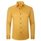 thumbnail image 1 of Blusa y camisa de manga larga con cuello vuelto para hombre, blusa informal de moda para negocios, camisa de manga larga con cuello vuelto y botones para hombre., 1 of 2
