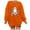 Orange, variant on DianGeFu Hoodies for Women Plus Size Long Sleeve Print Loose Blouse Round Neck Hoodless Sweatshirts 2024 Fall/Winter Trendy(Red,S)