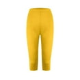 thumbnail image 4 of Jxximdong Leggings for Women Plus Size Loose High Elasticity Ultra Light Fitness Yoga Pants Yellow S Yoga Pants, 4 of 4