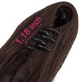 thumbnail image 4 of LELINTA 24 inch Ponytail Extension Wavy Curly Synthetic Hair Hairpieces Long Thick Pony Tails with Jaw Clip for Women Girls 16Colors 135g/24", 4 of 8