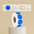 thumbnail image 2 of Uxcell Circle Dot Stickers Color Coding Labels Waterproof Self-Adhesive Sticker for Organizing Dark Blue, 2 of 7