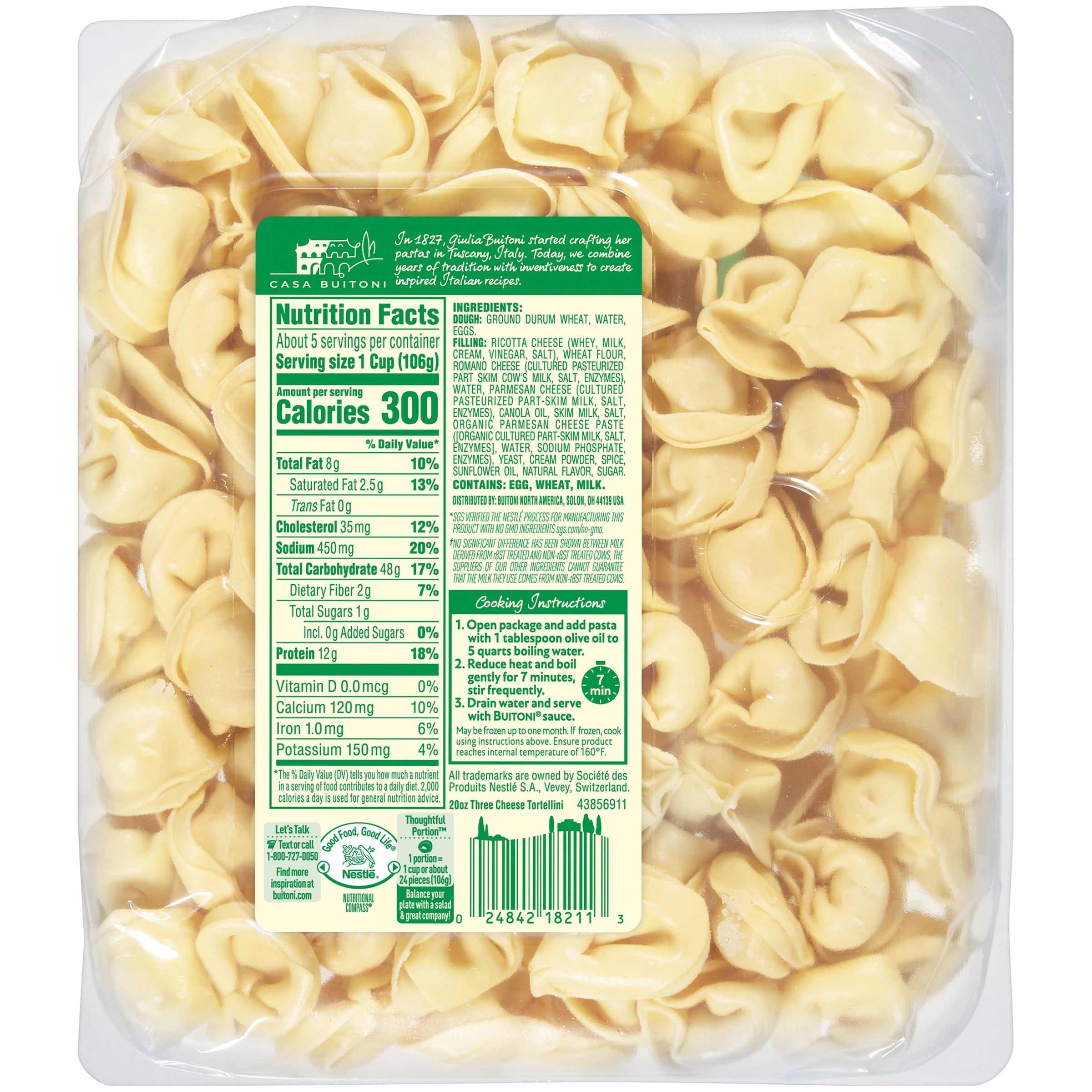 Buitoni 3 Cheese Tortellini Nutrition Facts Bios Pics