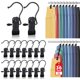 thumbnail image 1 of Colgadores de botas Besslly para armario, paquete de 36 unidades, color negro, 1 of 6
