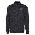 thumbnail image 2 of Men's Cutter & Buck Black Florida State Seminoles Big & Tall Traverse Camo Print Stretch Quarter-Zip Pullover Top, 2 of 3