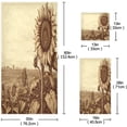 thumbnail image 3 of Coolnut Vintage Sunflowers Towels Absorbent Bath Towels Set Soft & Comfortable Towel Set for Home Hotel Decor, 3 Piece Washcloth Gift, 3 of 7