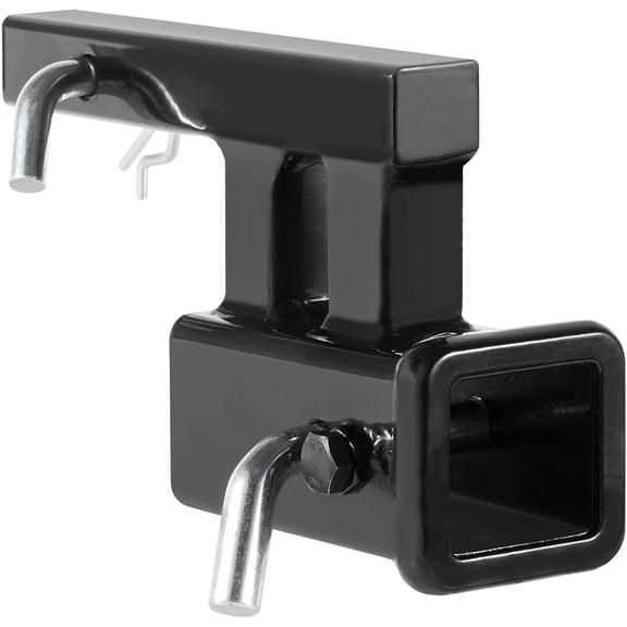 VEVOR Rise-Drop Extender Extension Trailer Hitch Receiver 1-1/4" to 2" Adapter