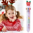 thumbnail image 2 of Uinagy Cartoon Christmas 10-Color Ballpoint Pen, 2 of 2