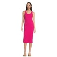 thumbnail image 2 of Time and Tru Women's Ribbed Knit Midi Tank Dress, Sizes XS-XXXL, 2 of 4
