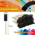 thumbnail image 4 of 240 Pcs Foam Paint Brushes, 1 Inch Foam Brush with Wood Handle, Bulk Sponge Brushes for Painting, Foam Art Paintbrushes, 4 of 10