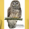 thumbnail image 3 of CafePress - Northern Spotted Owl Light T Shirt - Light T-Shirt - CP, 3 of 4