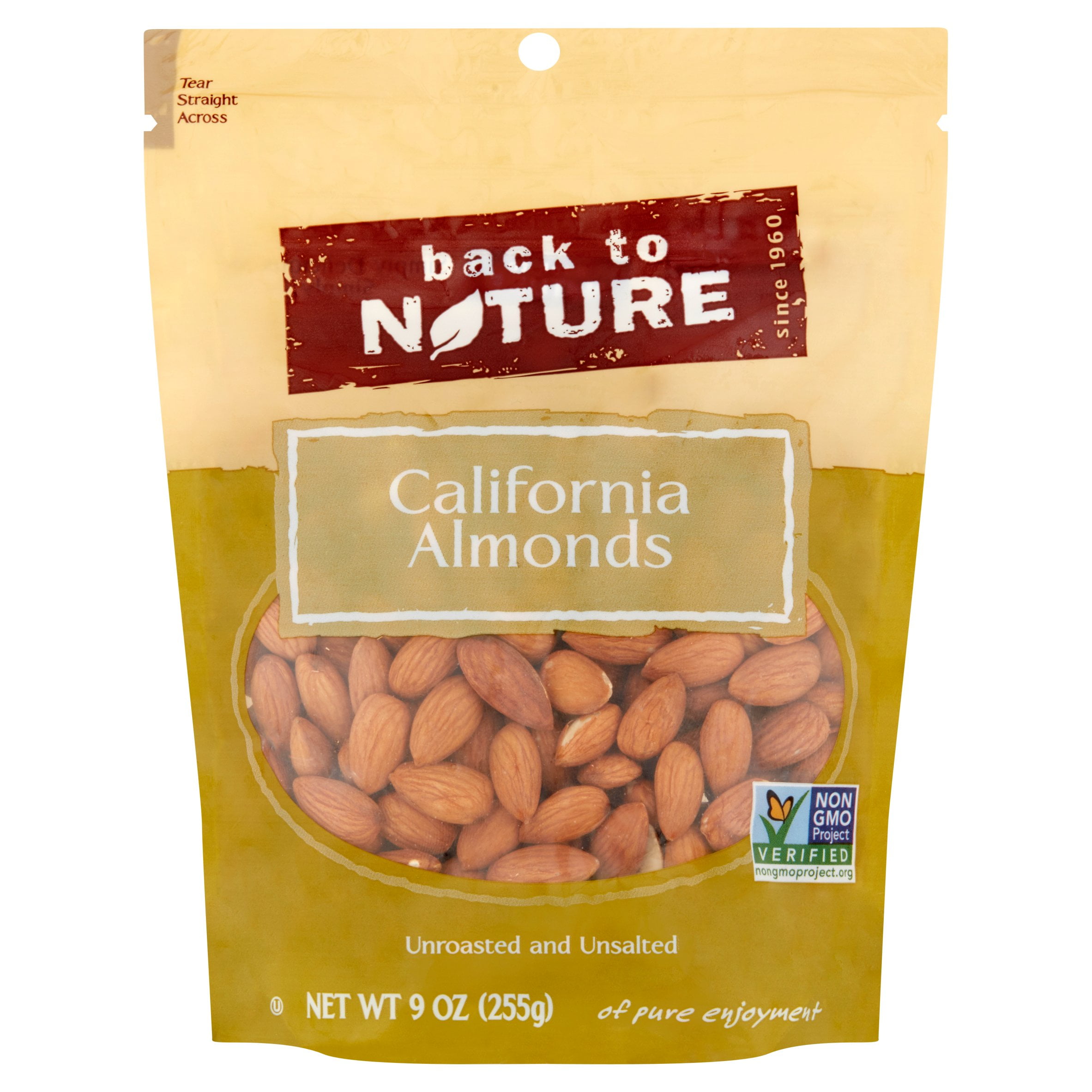 Back To Nature California Almonds, 9.0 OZ by Back to Nature Foods Co., LLC