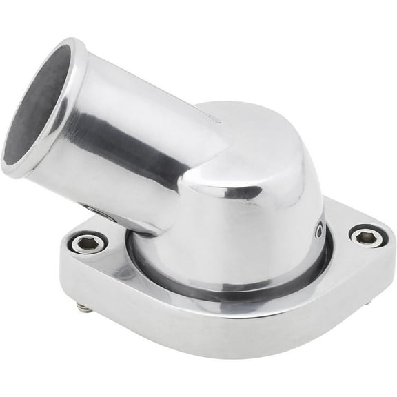 Speedway Motors Swivel Water Neck, Polished, Fits Chevy LS