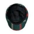 thumbnail image 5 of WITHMOONS Cotton Plaid Newsboy Flat Cap Ivy Cabbie Gatsby Hat YZ30099 (Green), 5 of 5