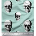 thumbnail image 1 of Soimoi Cotton Jersey Fabric Horror Skull Halloween Printed Fabric 1 Yard 58 Inch Wide, 1 of 1