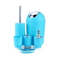 thumbnail image 4 of 6Pcs Bathroom Accessory Set Bin Soap Dish Dispenser Tumbler Toothbrush Holder, 4 of 9