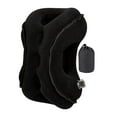 thumbnail image 2 of Almohada de viaje inflable Strade Fareast Limited Cojín multifuncional Negro con bolso, 2 of 8