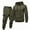 Green, variant on Mens Sweatsuits 2 Piece Set Cotton Tracksuit Hoodies and Sweapants Jogging Suits (Khaki XL)